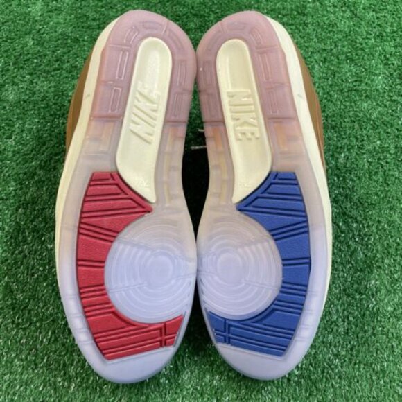 Nike Two 18 x Air Jordan 2 Retro Low Mens Shoes Brown DV7129-222 NEW* Size 7.5 - Picture 6 of 10